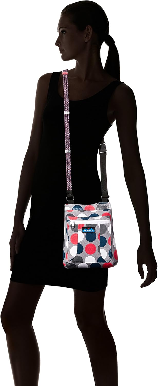 KAVU Keepalong Semi Padded Sling Canvas Rope Crossbody Bag