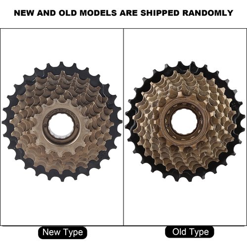 ZLXHDL Bicycle Freewheel Cassette Sprocket, Aluminium Alloy Freewheel Cassette 8 Speed Bike Gear Mountain Bike Replacement Accessory for Mountain Bike
