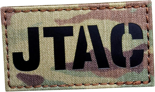 JTAC IR Patch Joint Terminal Attack Controller Air Support FAC Infrared 3.5x2 Tactical Morale Patch Hook Backing Multicam