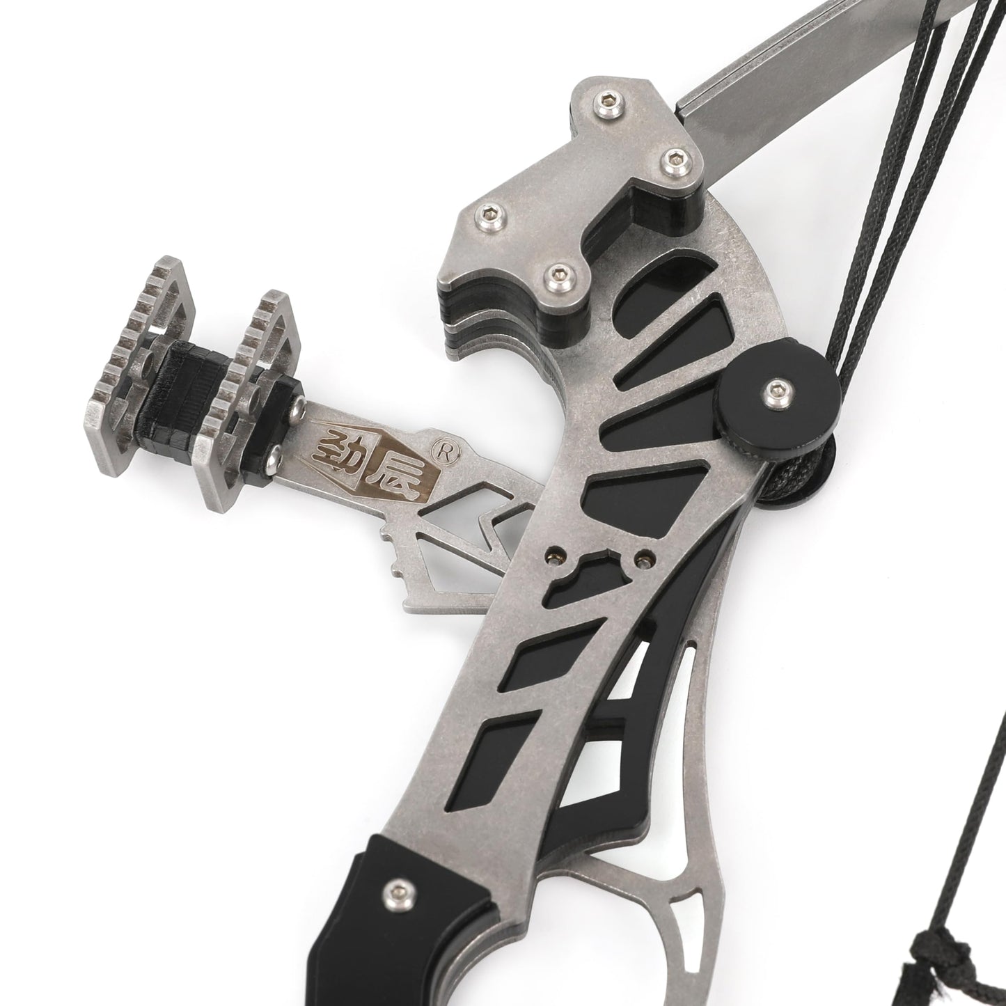 AMEYXGS 16.4inch Mini Lever Bow Recurve Bow Stainless Steel Includes 4/8 Arrows and Target Paper (8 Arrow Set)