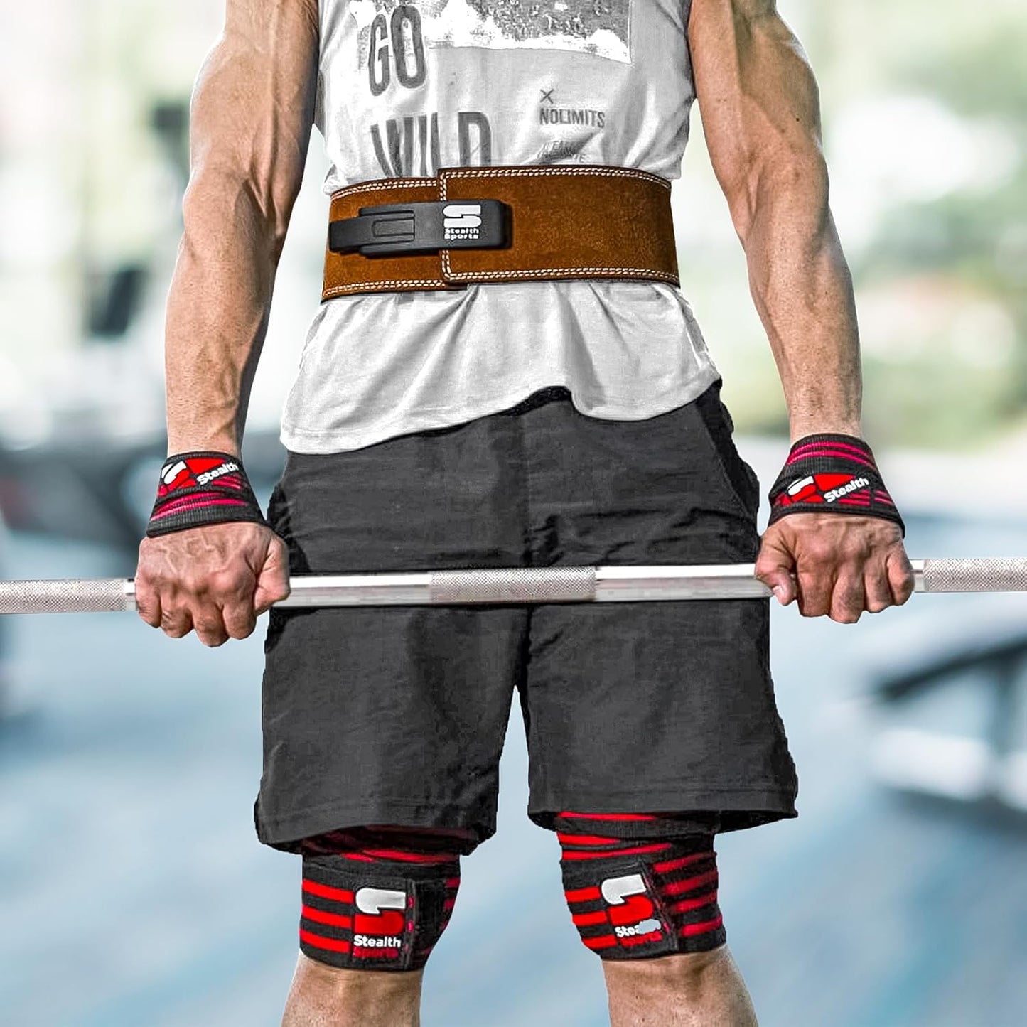 Figure 8 Weight Lifting Straps – Anti-Slip Padded Cuffs for Wrist Support – Premium Nylon Lifting Straps for Deadlifts, Powerlifting, Bodybuilding – Hand Bar Grip Gym Workout Men Women