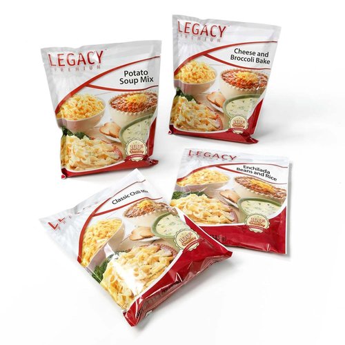 Emergency Gluten-Free Food Storage Pack | 16 Large Servings of Freeze-Dried Meals - 25-Year Shelf Life