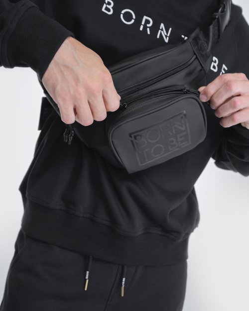 Born To Be Waist Pack Travel 3.2 (Black) for Women & Men - Travel Safe Belt Bag Pouch, Outdoor Gear, Adventure Accessory - Multi-Pockets Hiking Bag