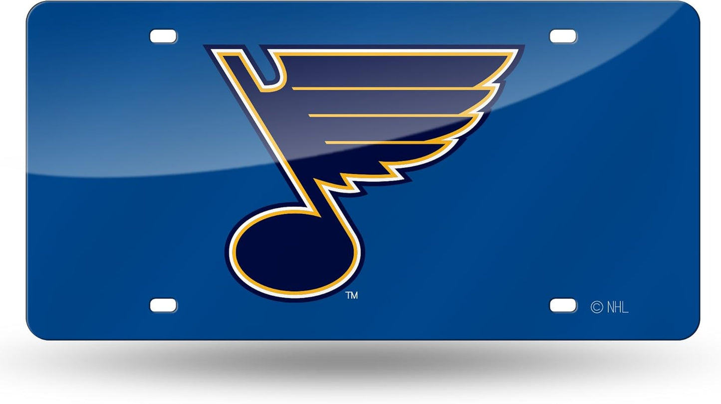 NHL Anaheim Ducks License Plate Tag - Laser Inlaid Metal Car Accessory