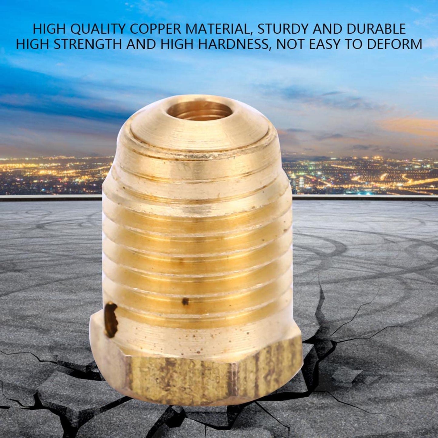 Generic 3PCS 3K 3/8 24UNF 3000psi Copper Burst Disk Tank Regulator Valve for CO2 Paintball Tank (3K), Generichwdgxnpfrg-01