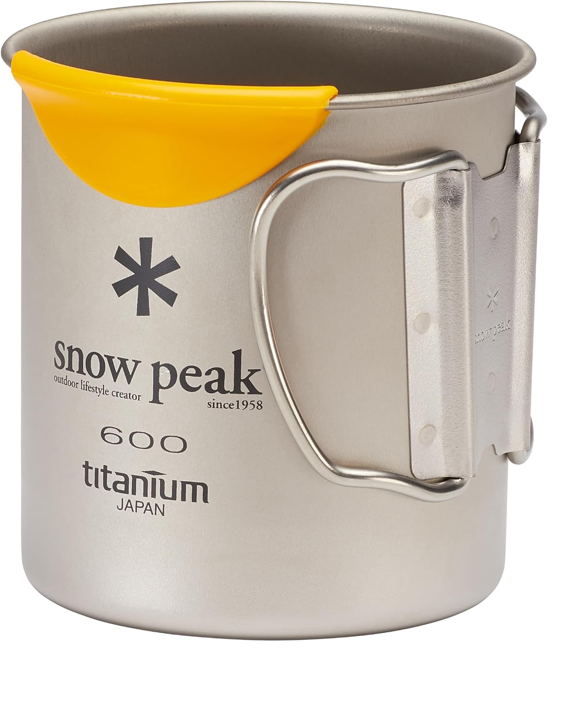 Snow Peak Lightweight Single Wall Titanium Backpacking, Camping Mug
