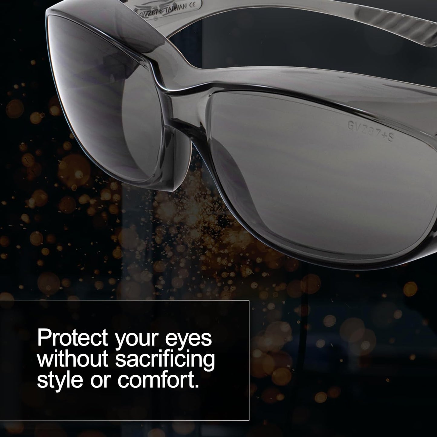 Safety Glasses - Global Vision Eyewear Oversite Series, Impact-Resistant & Stylish