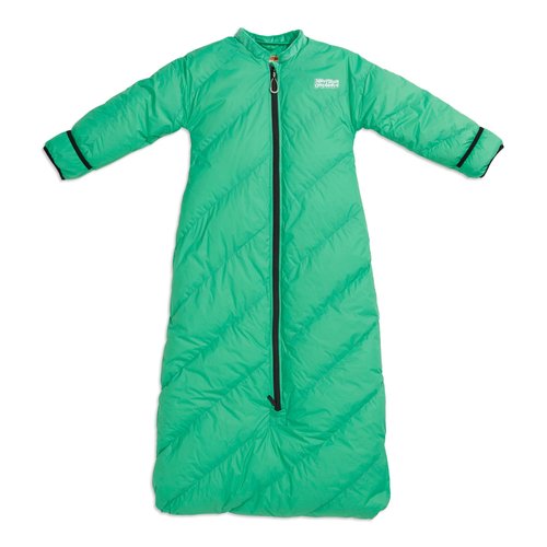 Mighty Mo 20° Down Kids Sleeping Bag (Ages 3-5). The Warmest, Lightest Camping Sleeping Bag for Kids Ages 3-5. (Leapfrog Green)