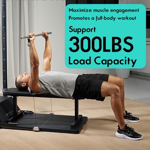Dsyboko Bench Bar Attachment Straps Compatible with Bowflex Gyms for LAT/Bench Bar Attachment Straps (Pair)