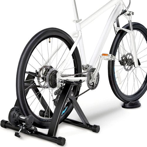 Magnetic Bike Trainer Stand for Indoor Cycling - Fits 26-28in & 700C Wheels