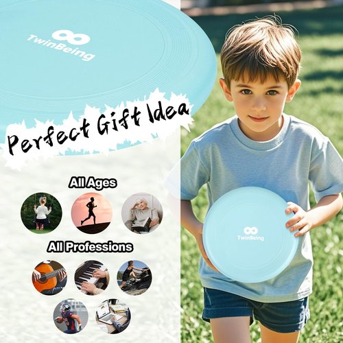 Twinbeing Grip Strengthener Kit & Flying Disc(4 pack) Ideal for Kids, Adults with Adjustable Hand Grip, Finger Exerciser, Hand Strength Ring for Muscle Therapy, Injury Recovery & Stress Relief