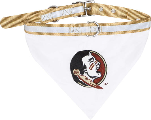 Pets First Collegiate Pet Accessories, Collar Bandana, Florida State Seminoles, Small
