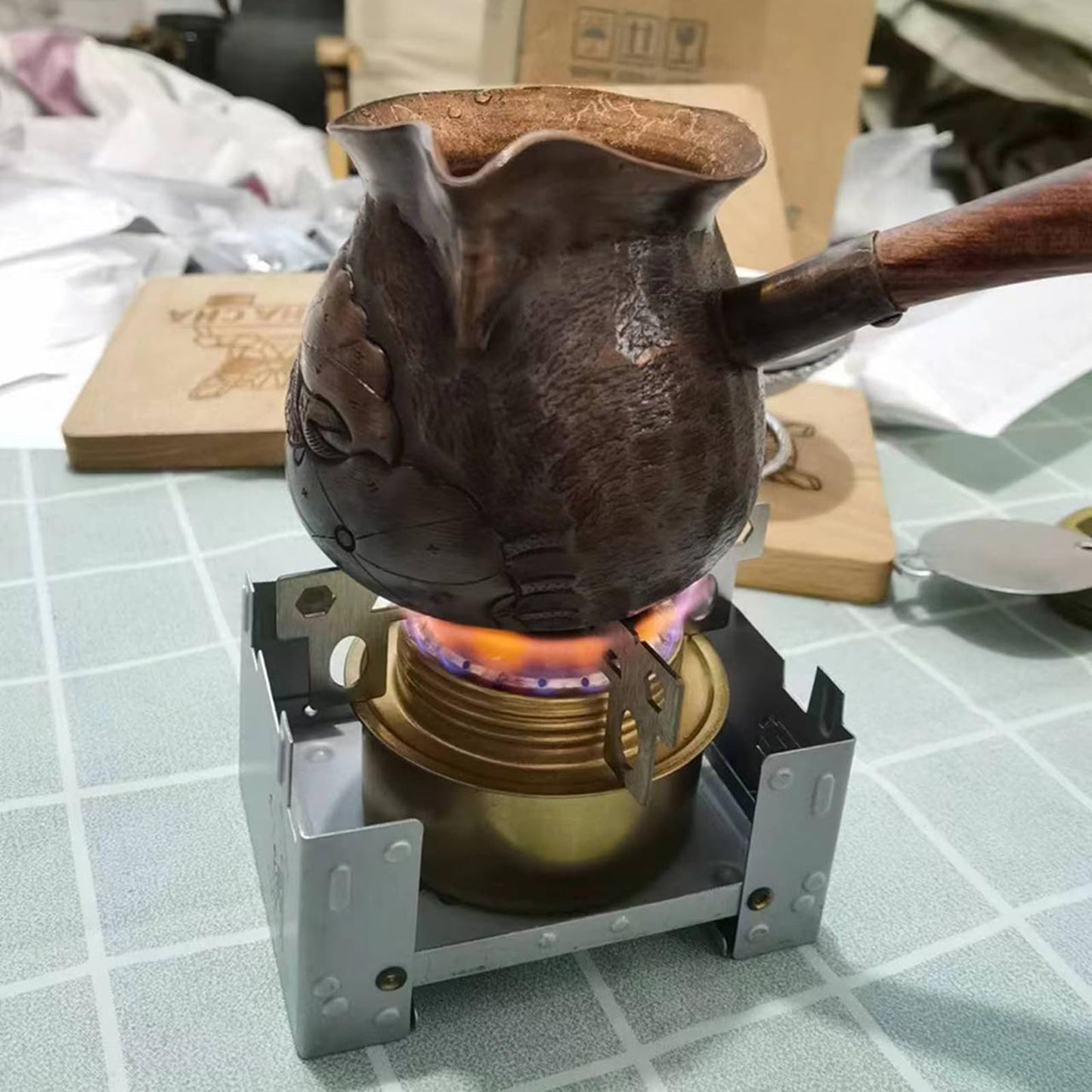 Fowspvzn Portable Stainless Steel Alcohol Stove Stand Rack Support Outdoor Camping Hiking