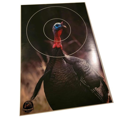 Peel & Stick Reactive Turkey Target 12" x 18" (5 Pack).