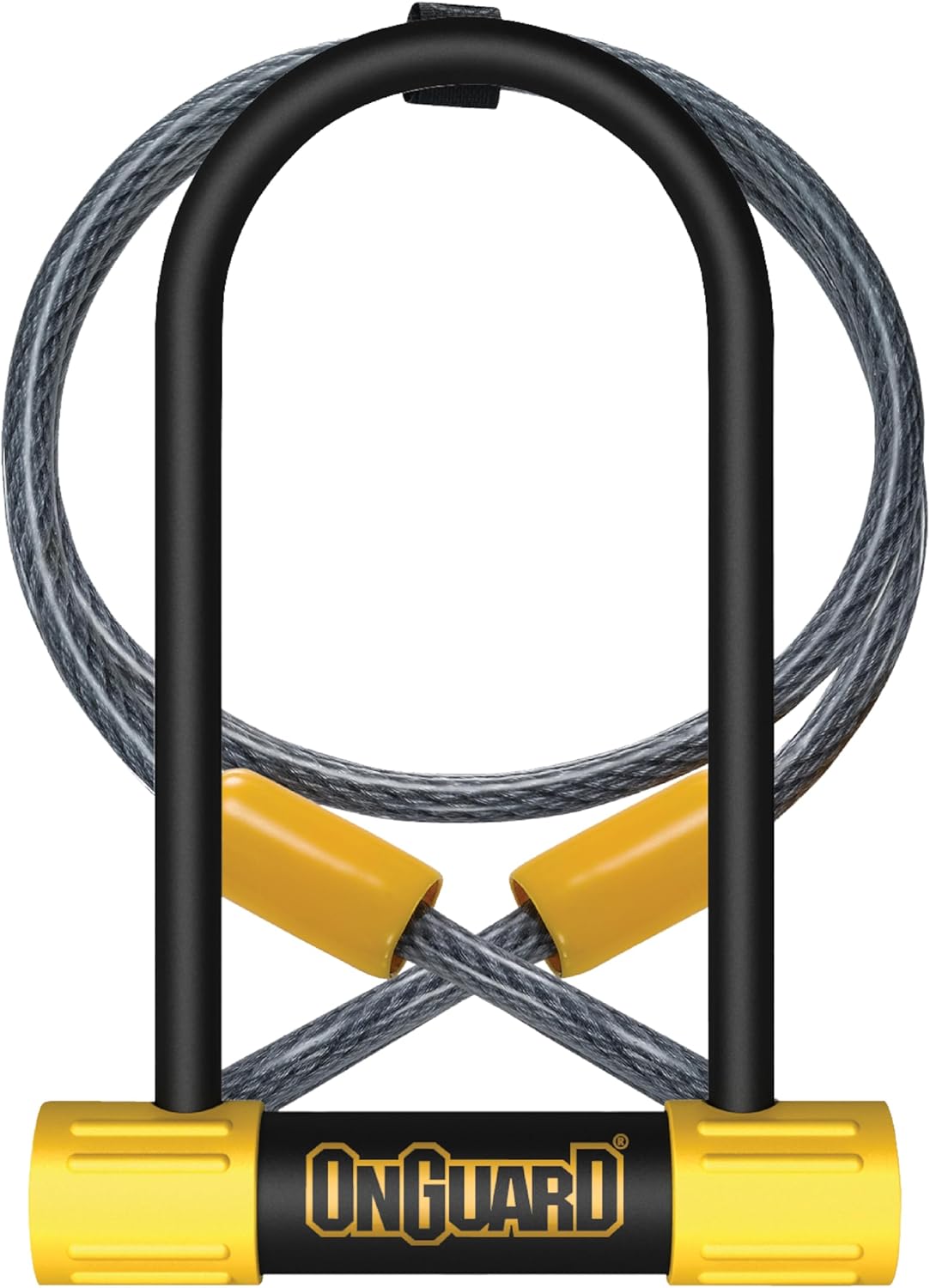 OnGuard Bulldog Medium DT U-Lock , Black/yellow, 3.55" X 6.90