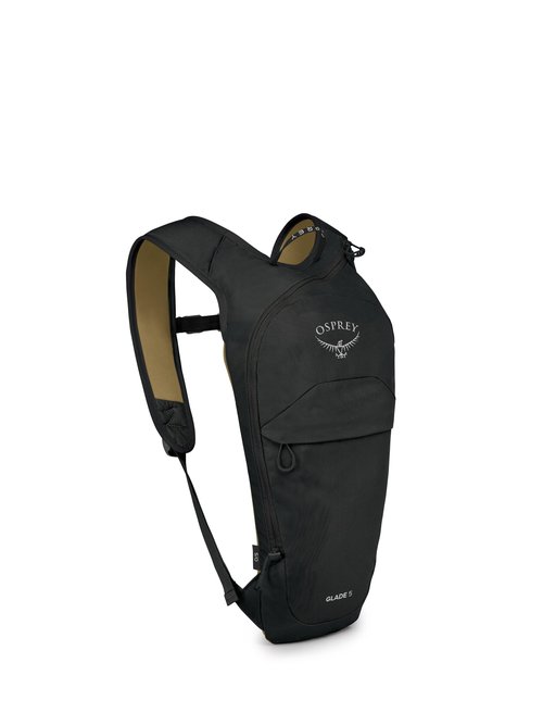 Osprey Glade 5L Ski and Snowboard Backpack with Hydraulics Water Reservoir, Black