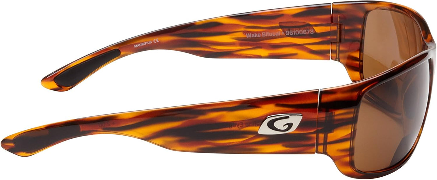 Wake Polarized Bifocal Sunglass with Freestone Brown Lens
