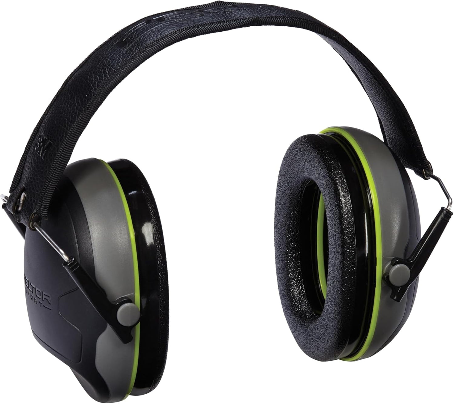 Peltor Sport Ultimate Hearing Protector, Noise Reduction Rating (NRR) 30 dB, Lightweight Design For Comfort & Extended Wear, Peltor Sport's Highest Noise Reducing Ear Muffs, Black/Grey (97042-PEL-6C)