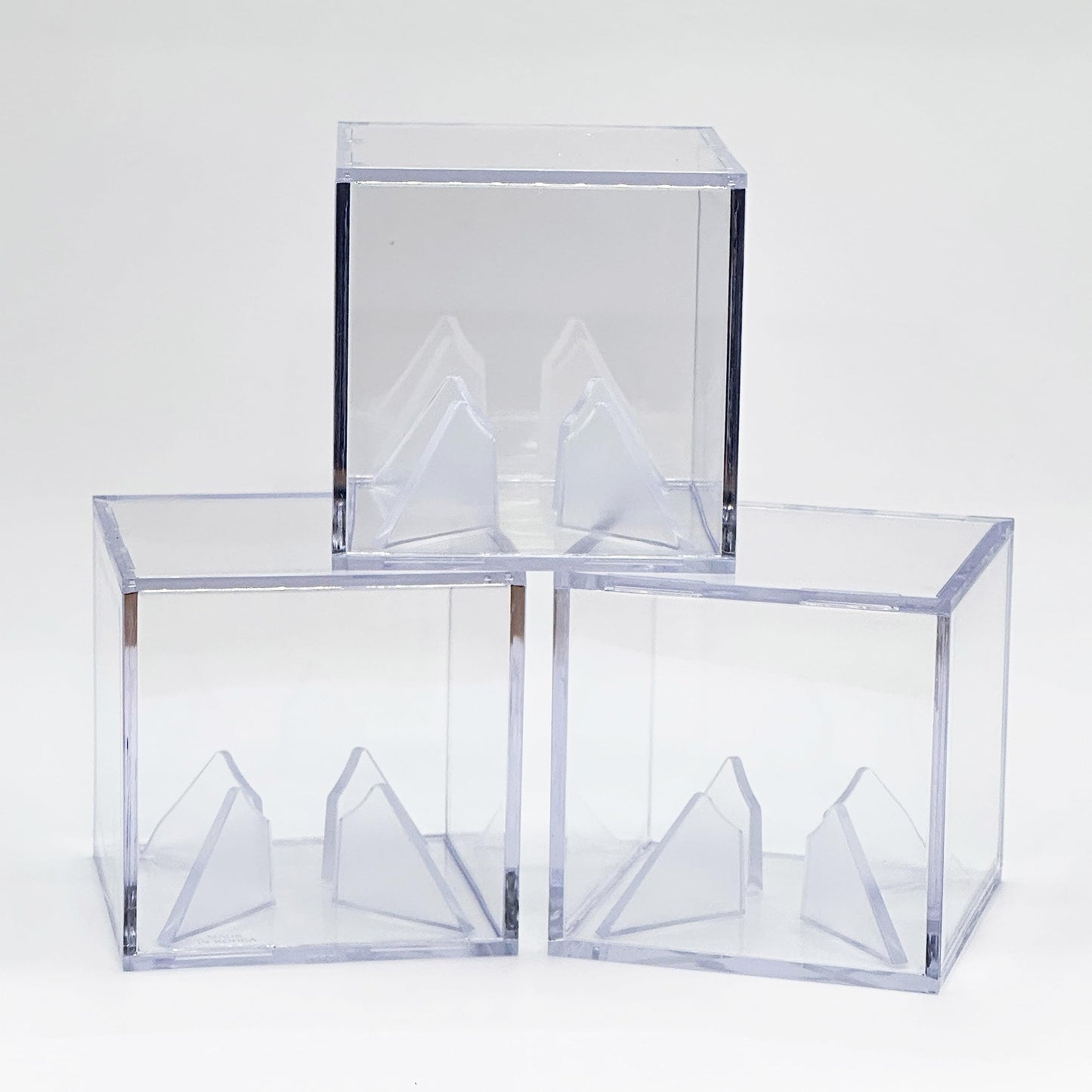Peak Athletix Baseball & Golf Ball Display Case Acrylic Cube Square Clear Memorabilia Display & Storage Sports Official Baseball Accessories (Golf Ball Case, Standard)