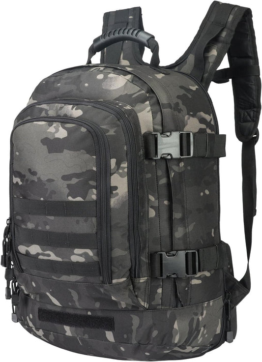 HYKING Large Tactical Expandable Backpack 39L-64L Military Bug Out Bag With Waist Strap