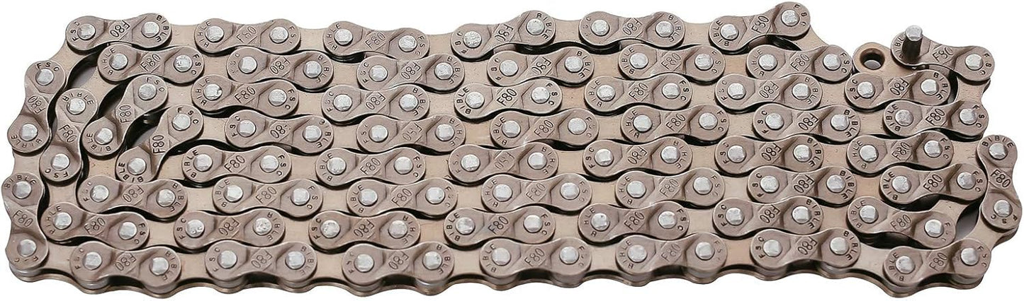 FSC 6,7,8 Speed 116L Bicycle Chains, Silver,Gold (1/2x3/32-Inch)