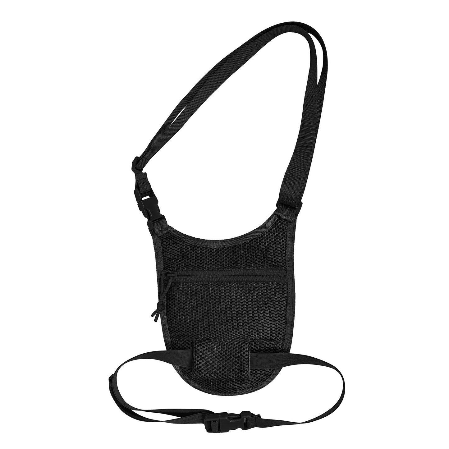 TAC5TAC Underarm sling bag for men,Slim anti theft Conceal Carry crossbody tactical Chest Molle bag with Elastic Waistband