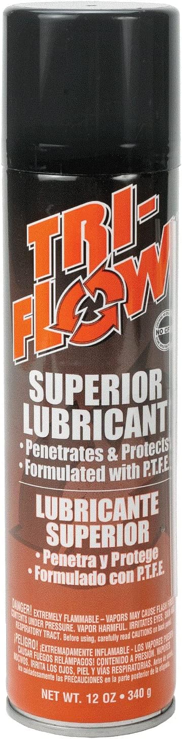 Tri-Flow TF20006 Superior Lubricant, 12-Ounce Aerosol