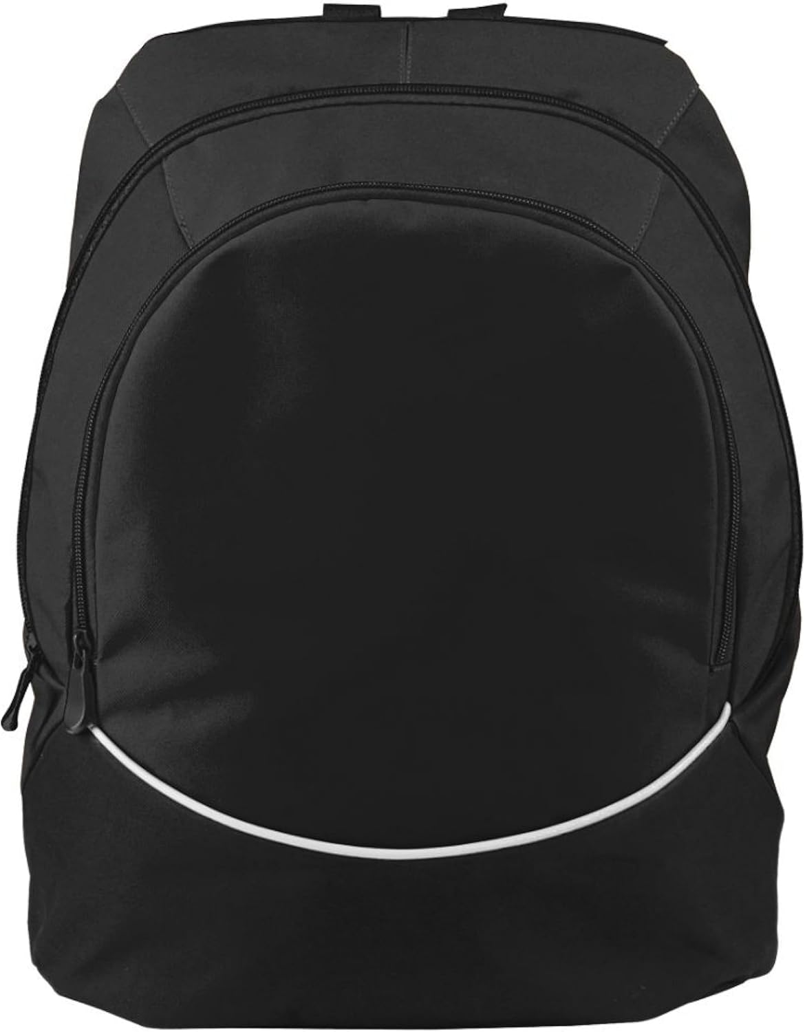 Tri-Color Large Backpack for Sports & Travel - Purple/Black/White by Augusta Sportswear
