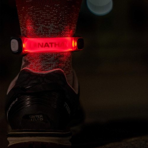 LED Safety Armband for Running - Nathan LightBender RX, Battery-Powered Night Light