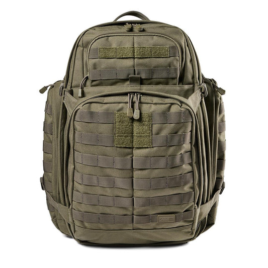 5.11 Tactical Backpack, RUSH 72 2.0 Military Survival Molle Back Pack with Laptop Compartment, Large, 55L, Ranger Green, Style 56565ABR