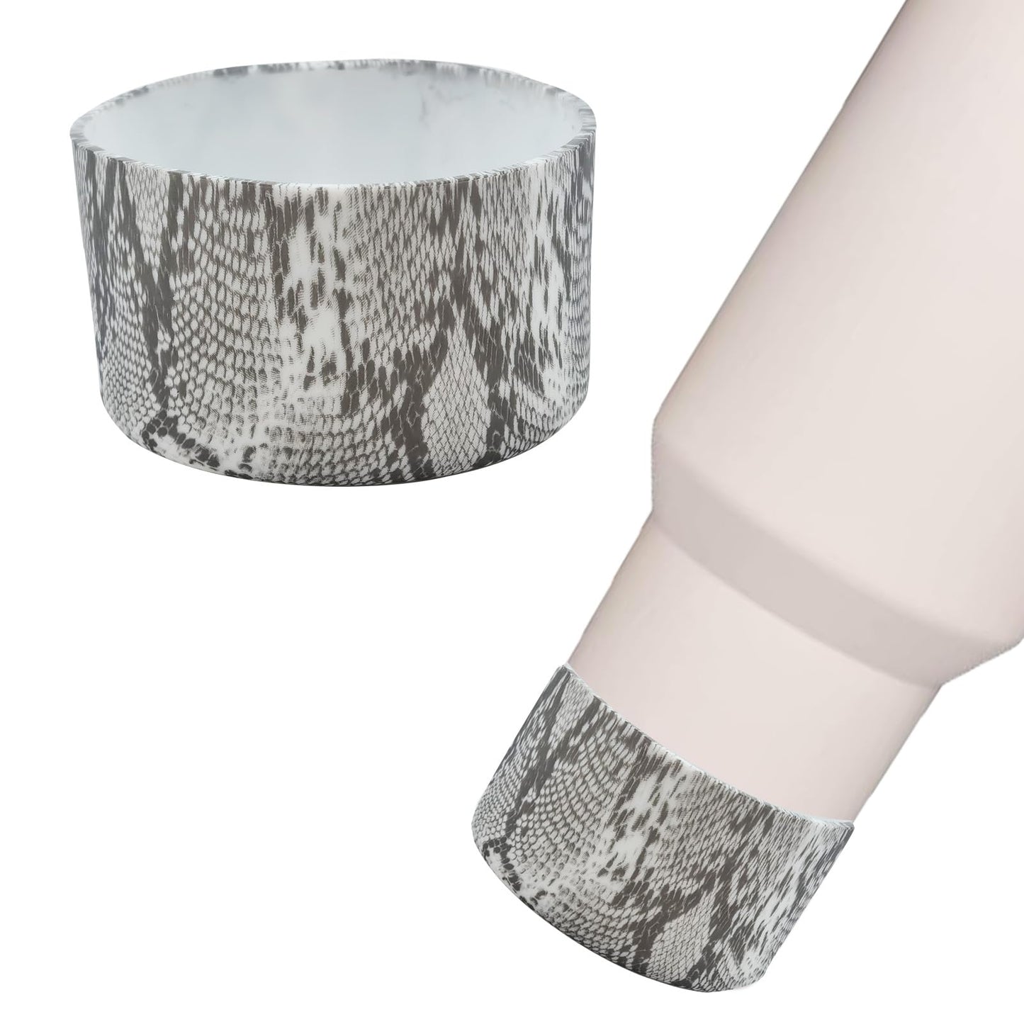 Gliquran Snakeskin Protective Silicone Boot for Stanley Quencher H2.0 40 30 20 oz & IceFlow Flip 30 20 oz,Snake Water Bottle Boots Accessories