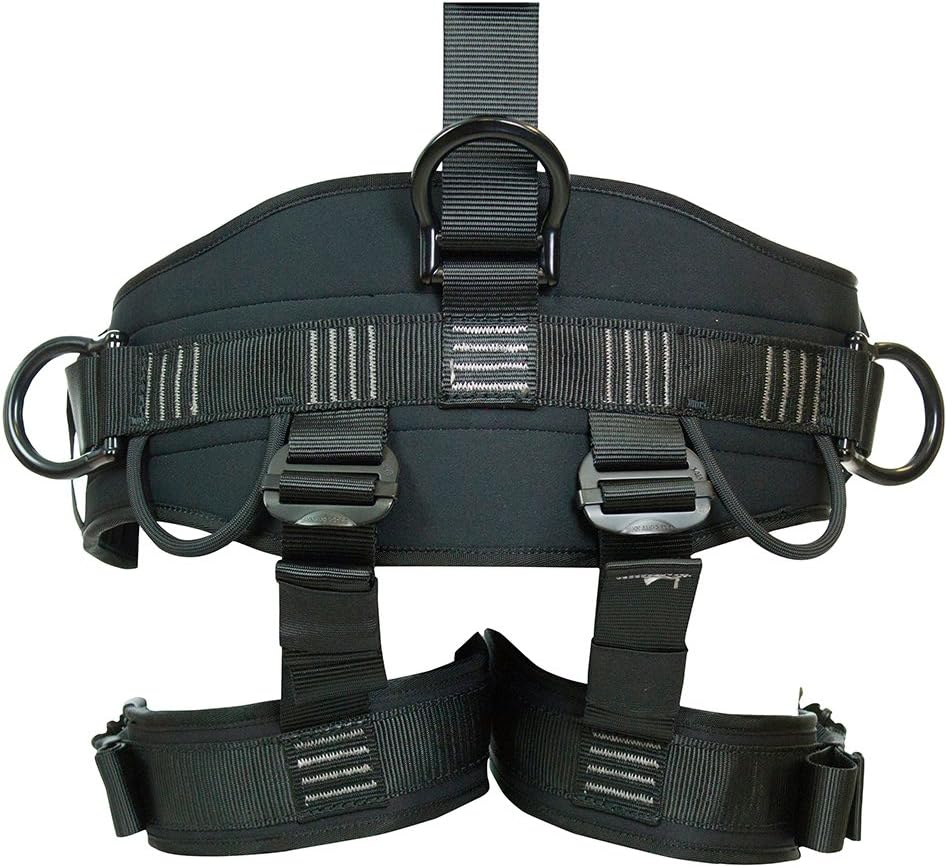 Fusion Climb Tac Rescue Tactical Full Body 3d Eva Padded Heavy Duty Adjustable Zipline Harness 23kn