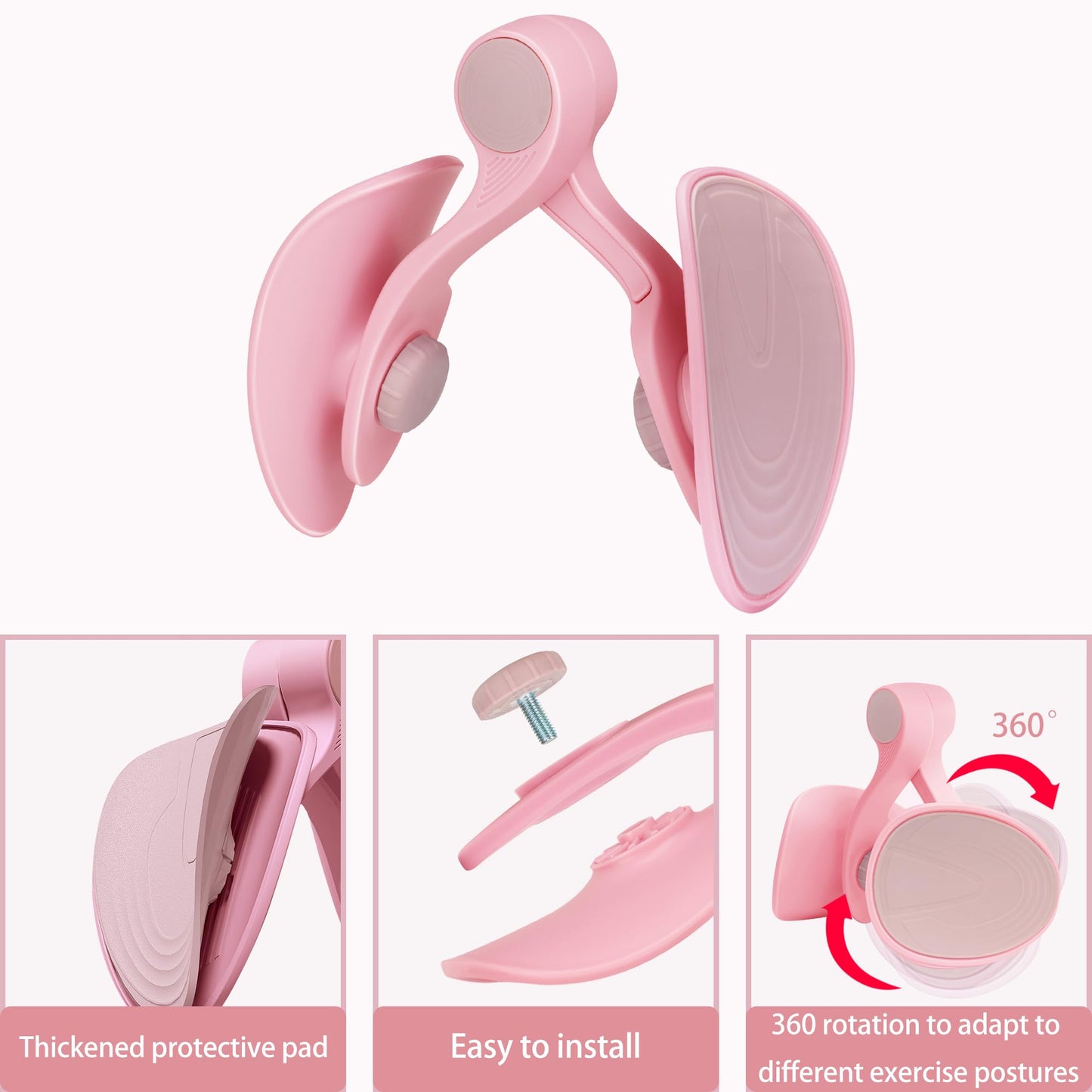 Aiyazhi Inner Thigh Exerciser kegel Exerciser Pelvic Floor Muscle Toner for Women, Leg Workout Exercise Equipment Device HIPS Pelvis Buttock Trainer abductor Machine kegal excersize