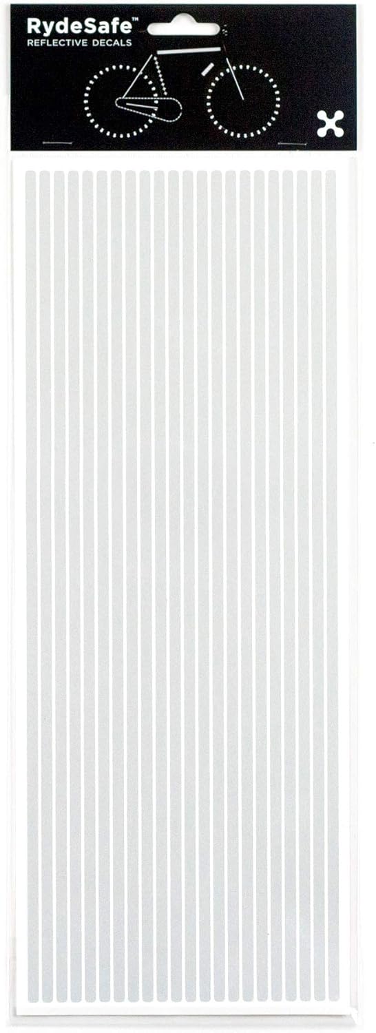 Reflective Decals 3/16" Pinstripes Kit Jumbo, White