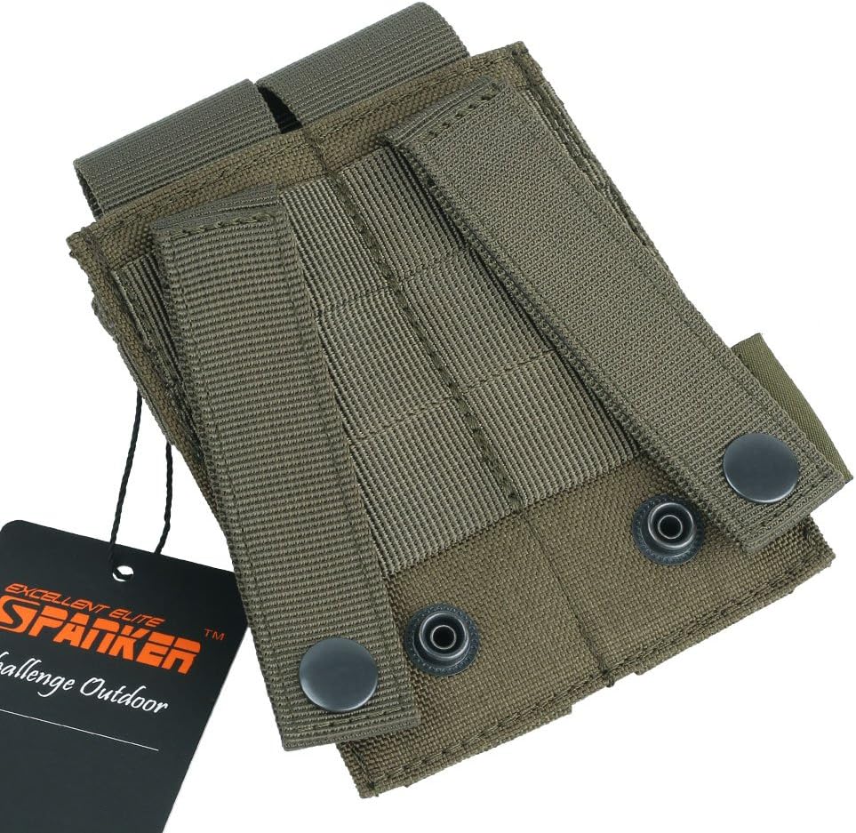 EXCELLENT ELITE SPANKER Molle Single/Double Pistol Mag Pouch Tactical Magazine Pouch Tool Organizer Holder