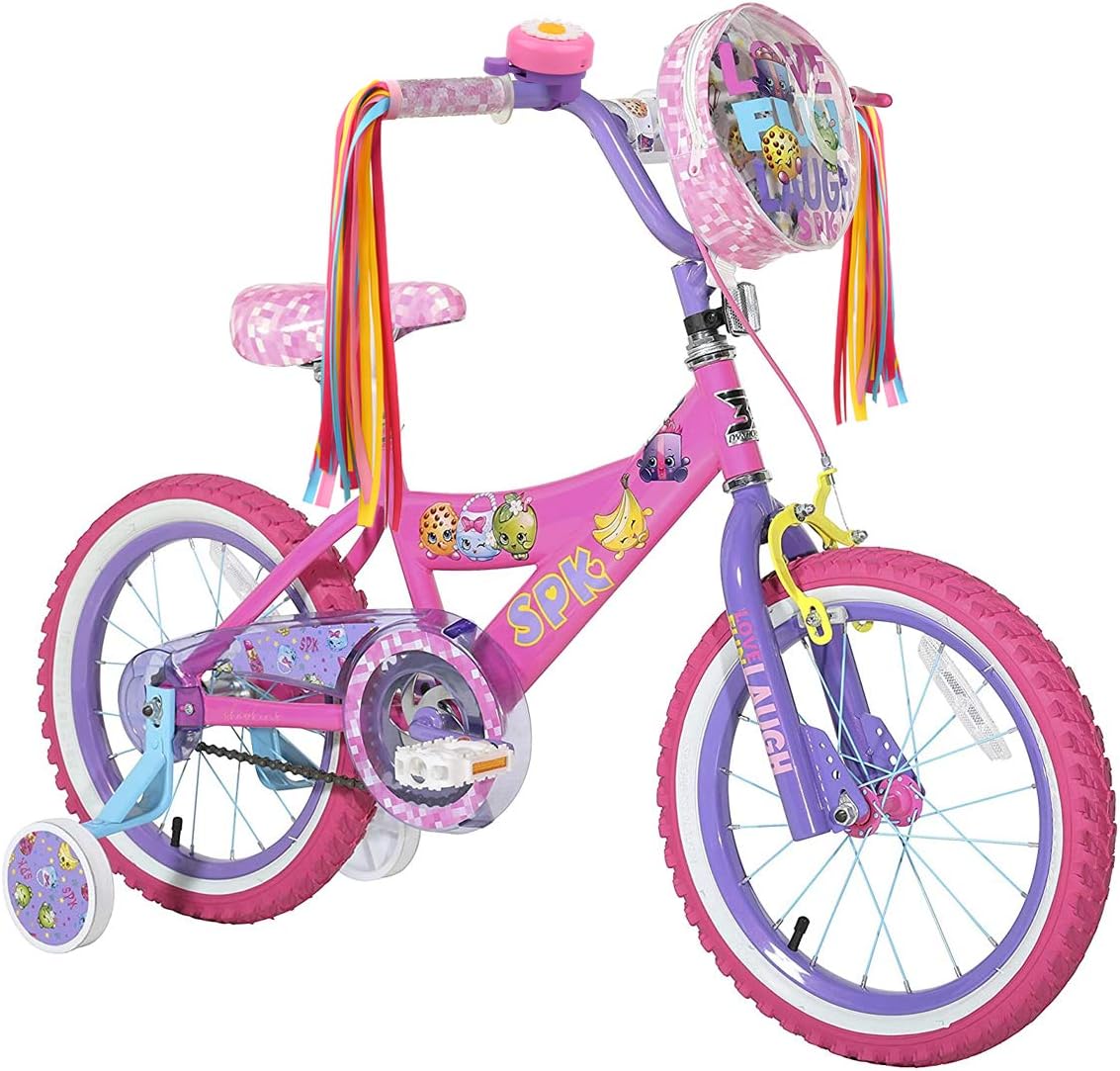 U-LIAN Kids Streamers and Bike Bell for Girls-1 Pack Flower Bicycle Bell with 2 Pack Handlebar Streamers Scooter Tassels for Children's Bike Accessories
