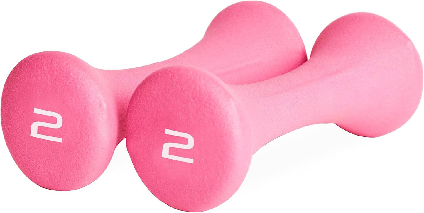Tone Fitness set includes 3 PAIRS of DUMBBELLS
