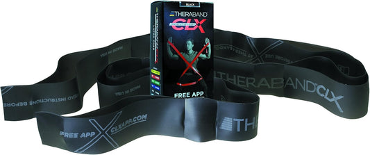 THERABAND CLX Resistance Band with Loops - Versatile Workout Tool for Strength Training