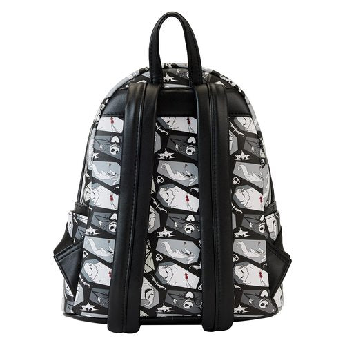 Lougefy Nightmare Before Christmas Xmas Coffin All over Print Mini Backpack: Spooky Holiday Style!