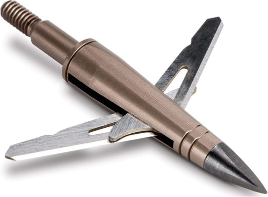 New Archery Products NAP Slingblade 100 Grain Bow Crossbow Hunting Front Deploying Mechanical 3 Pieces Broadhead Set