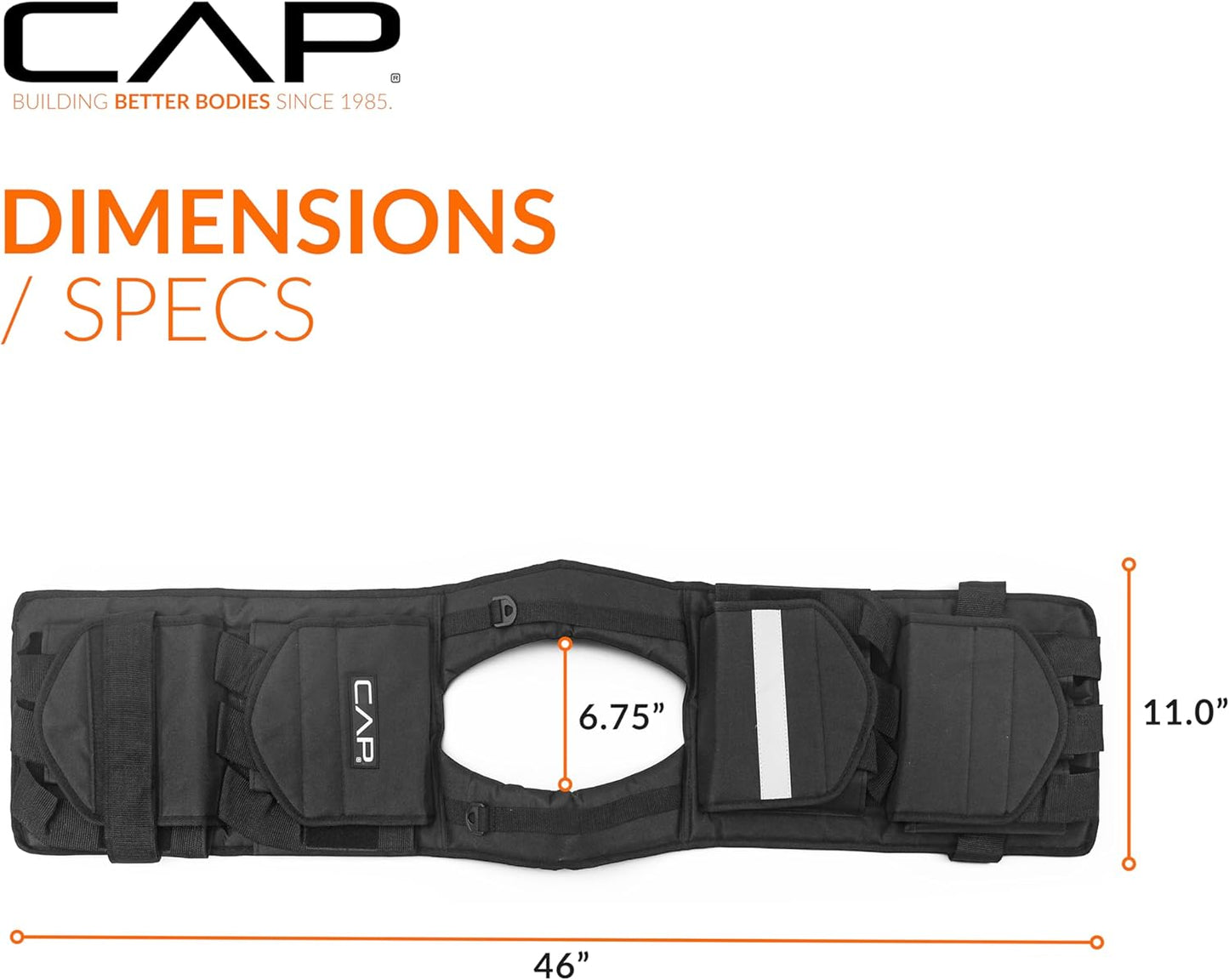 Adjustable Weighted Vest by CAP Barbell | Custom Fit for Enhanced Workouts