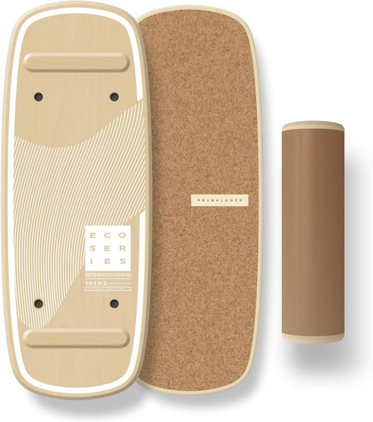 Revbalance 101 v2 - Balance Board Sports Trainer (Ecoseries - White)