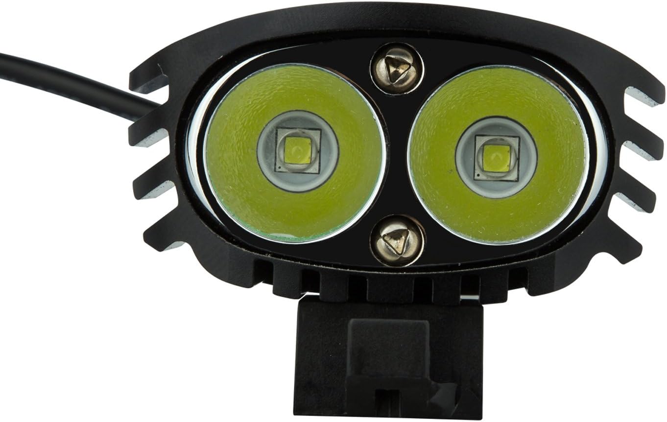 4000 Lumen LED Bike Light - Rechargeable Waterproof Headlight for Night Riding