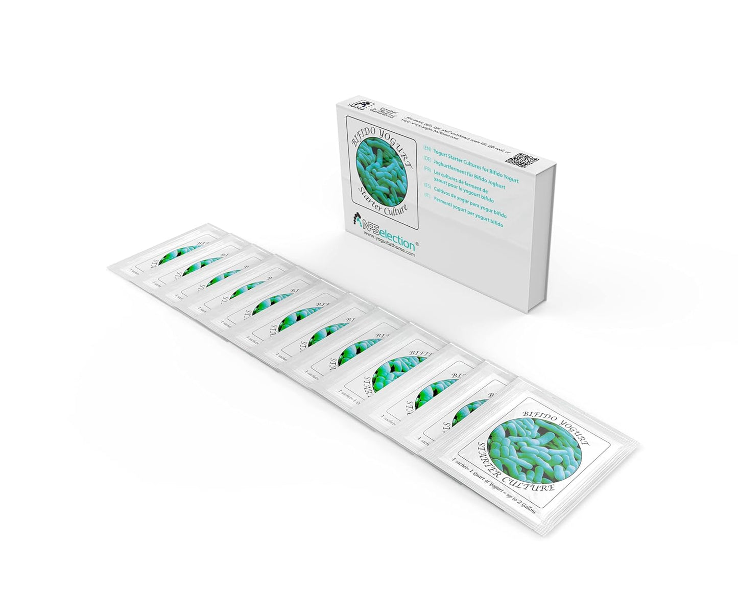 Yogurt Starter Cultures - 3 Freeze-Dried Sachets for Bifido Yogurt Making