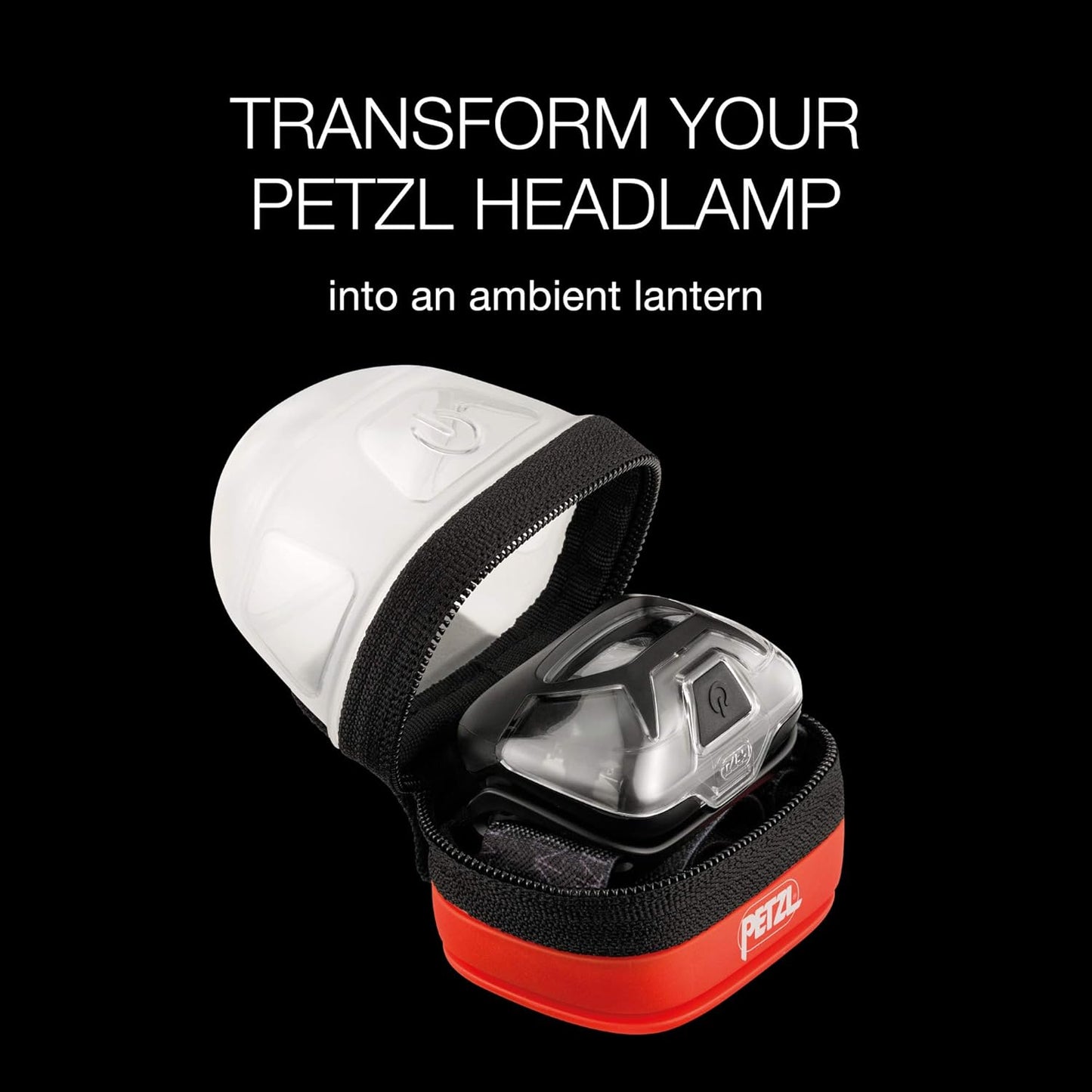 PETZL, NOCTILIGHT Lantern Case, Transform Your Headlamp for Camping & Hiking