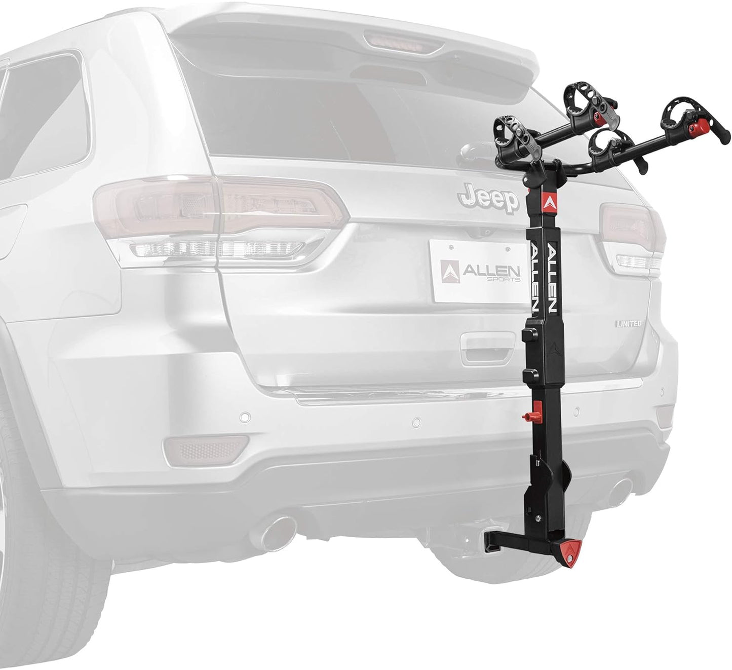 Allen Sports Deluxe 2-Bike Hitch Mount Rack , Silver/Black (522RR)