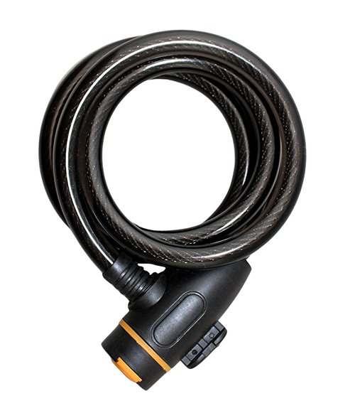 2-Pack Bicycle Locks with Keys and Mounting Brackets – 11.5mm x 47" Steel Security Cable for Bikes, Scooters & Outdoor Gear – Black PVC Coated