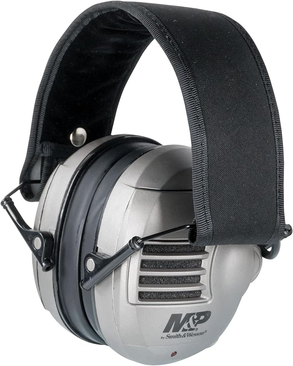 Smith & Wesson M&P Alpha Electronic 23 NRR Hearing Protection with Sound Amplification and Adjustable Earmuffs for Shooting, Hunting and Range