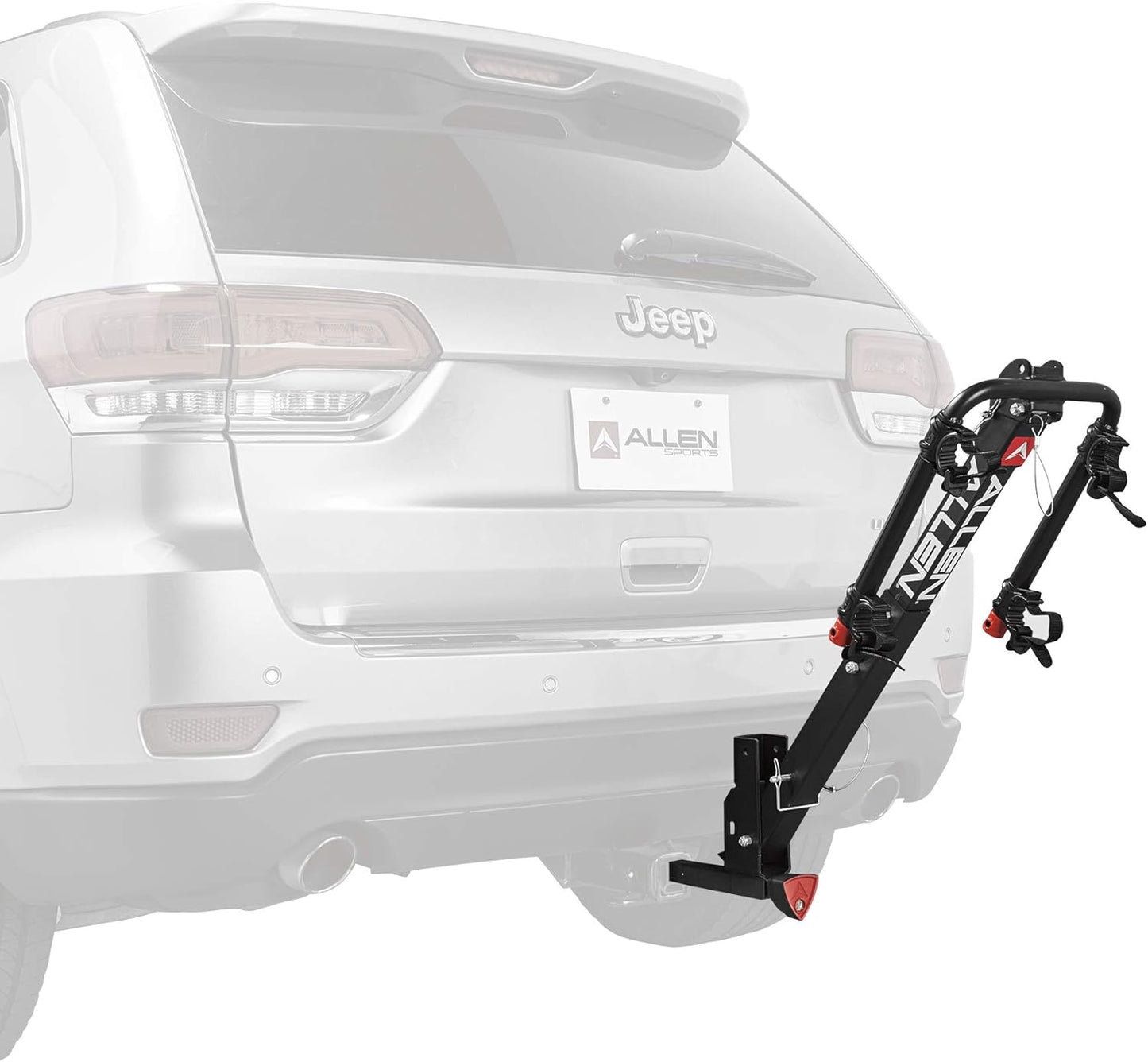 Allen Sports Deluxe 2-Bike Hitch Mount Rack , Silver/Black (522RR)