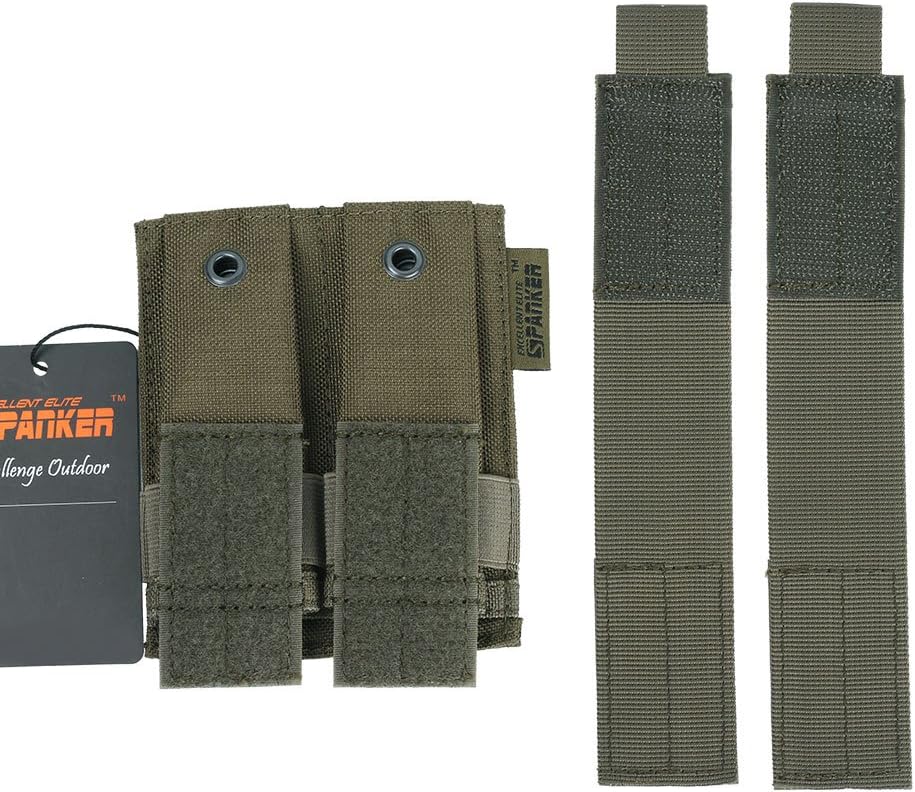EXCELLENT ELITE SPANKER Molle Single/Double Pistol Mag Pouch Tactical Magazine Pouch Tool Organizer Holder